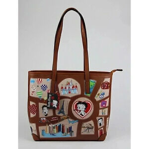 NEW! Betty Boop Women's Printed Large Tote Bag